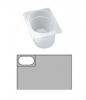GN 1/9 v.10cm polypropylen 17,6x11cm, 0,7 lt.