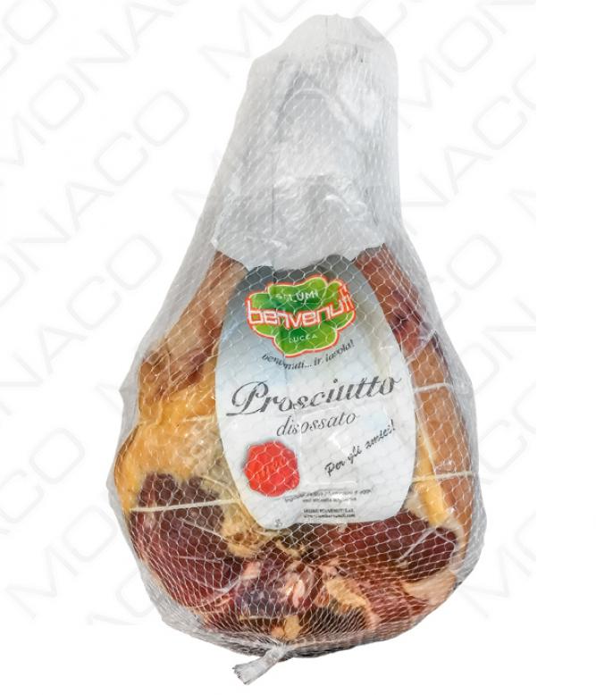 Prosciutto crudo MEC Benvenuti cca 6.5 kg vakuo 1 kg Monaco Int. s.r.o.