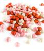 FL25927-1 Cukrový mix srdíčka a kuličky růžovo-červeno-bílý-1