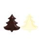 BAR33857 Čokoládové vánoční stromky 4,2x3,8cm (bílé a hořké)-1