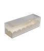 SC37781 Krabička na makronky16x5 v.5cm+vložka papír bílý dekor-1