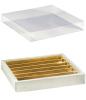 SC15166C Krabička+rozdělovač v.35mm+obal plast 215x215,v.35mm (kůže bílá)-1