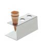 41472-01 Stojan na kornouty nerez (3 otvory)-1