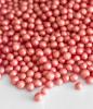 BAR99461 Cukrové perly rýžové 4mm (perleťově červené)-1