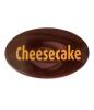 SIE253 Čokoládová dekorace "Cheesecake" 4cm (bílá)-1