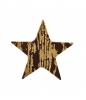 BAR33714 Čokoládové hvězdy prům. 3,7cm hořko-zlaté-2