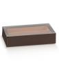 SC100216S Krabička+rozdělovač v.25mm+obal plast 145x75, hnědé vlákno-1