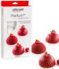 PARFUM110 Forma silikonová design Parfum (polokoule rýhovaná)-1
