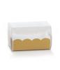SC139407 Krabička na makronky 80x50 v.50 mm+vložka papír, zlaté vlákno-1