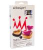 KITMINITARTEPETITAMOUR Forma silikonová s ráfky Kit Mini Tarte Petit Amour 8 ks (srdce)-4